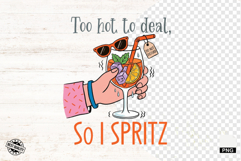 Funny Summer Drinks Png Sublimation Product Image 1