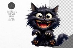 Cat Clipart, Funny kitten clipart, Cat clipart Product Image 1