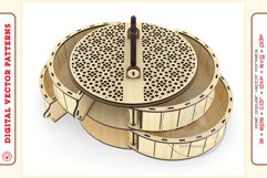 Box Organizer v29 - laser cut file - Glowforge ready SVG Product Image 9
