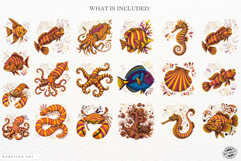 Funny Coastal Life Clipart Product Image 4