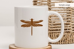 Dragonfly SVG Bundle, PNG DXF Insect Silhouettes Product Image 7