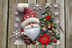 Embroidery Christmas | 4 skinny tumbler Sublimation designs Product Image 5