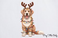 Christmas Dog Clipart Bundle PNG Product Image 13