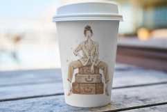 Stylish Spring Girl Clipart Product Image 5