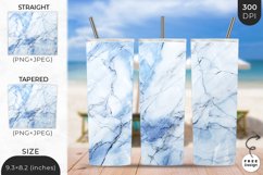 3D Marble Tumbler Wrap | 3D Skinny Sublimation Wrap Design Product Image 1