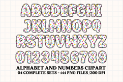 Graduation Alphabet png clipart, graduation letters doodle Product Image 3