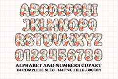 Spring Fling Alphabet png, letters doodle, spring clipart Product Image 3