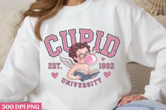 Cupid est. 1892 university PNG, Funny Valentines Day PNG Product Image 1