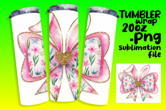 20oz Tumbler Artwork for Sublimation , Easter Bunny Product Image 1