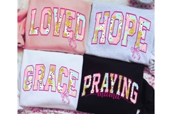 Christian Mom PNG Bundle Praying Mama, Loved, Hope, Grace Product Image 11