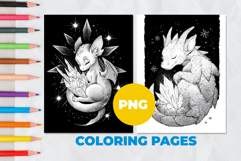 Dragon Coloring Pages | Coloring book Product Image 1