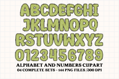 Polka Dot Vintage png Alphabet, polka dot letters doodle Product Image 3