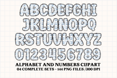 Father’s Day Alphabet clipart, father’s day letters doodle Product Image 3