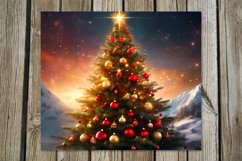 Christmas tree | Xmas Sublimation tumbler design PLUS2 Product Image 5