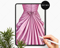 Woman in Long Dresses Clipart - Portrait Creator Product Image 7