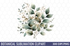 Botanical Sublimation Clipart Product Image 1