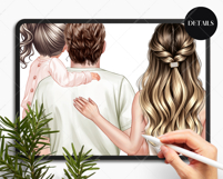 Family Moments Clipart Portrait Creator Product Image 7