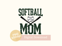Softball Mom PNG Bundle, 7 Sublimation Designs Product Image 4
