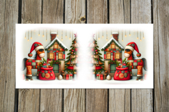 Christmas patchwork | 4 retro Sublimation Mug designs P2 Product Image 5