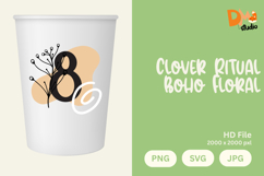 Clover Ritual Boho Floral Monogram Product Image 1