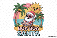 Boa Boa Santa Svg | Christmas Svg | Svg Cut Files Product Image 1