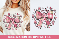 Coquette Bow Sublimation - Halloween PNG Design Product Image 1