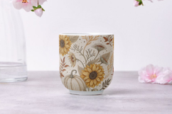 Boho Sunflower &amp; Pumpkin Dream Seamless Pattern Product Image 9