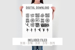 Ballet Mom Svg Cut File Bundle | Dance Fees Accepted Quotes Product Image 2