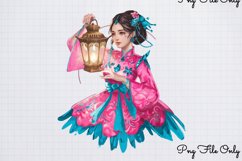 South East Asian Girls Clipart PNG Product Image 1