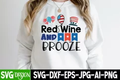 Red Wine And Brooze SVG Cut File,Red Wine And Brooze Quotes Product Image 2