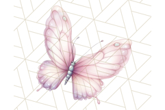 Pastel Fairies and Butterflies PNG, Spring Fantasy Clipart Product Image 5