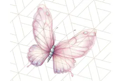 Pastel Fairies and Butterflies PNG, Spring Fantasy Clipart Product Image 5