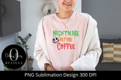 Nightmare Before Coffee|Sublimation Design|Halloween PNG Product Image 4