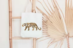 Jaguar Cut File| Louisiana Word Art Product Image 3