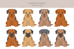 Border terrier clipart Product Image 4