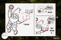 Christmas Gnome Santa Tracker Ornament SVG | Laser Cut Product Image 4