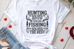 Hunting solves most of my problems svg | hunting svg png dxf Product Image 3