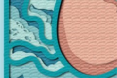 surfer svg 3d multilayer / surfer 3D mandala Product Image 6