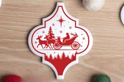 Arabesque Christmas Ornament SVG Bundle, Christmas SVG Product Image 10