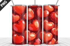 Valentines Love Skinny Tumbler PNG Wrap| Valentines Tumbler Product Image 2