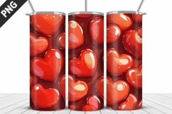 Valentines Love Skinny Tumbler PNG Wrap| Valentines Tumbler Product Image 2
