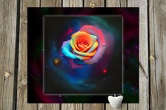 Space rose | Skinny tumbler Sublimation design bundle, JPG Product Image 9