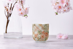 Soft Apricot Toile Digital Paper Pack, Vintage Floral Toile Product Image 9