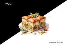 Greece summer clipart, Mediterranean Food Clipart Product Image 1