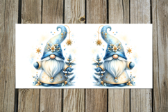 Watercolor Christmas gnome | xmas Sublimation Mug designs P2 Product Image 5