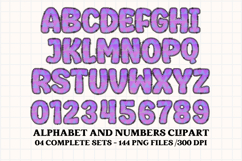 Halloween Alphabet png clipart, halloween letters doodle Product Image 3