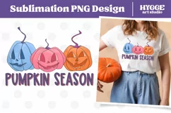 Halloween Sublimation PNG | Pumpkin Season PNG | Fall PNG Product Image 1