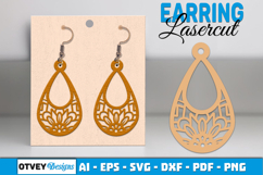 Mandala Earring Lasercut BUNDLES Product Image 3