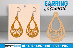 Mandala Earring Lasercut BUNDLES Product Image 4