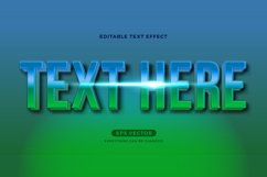 Earth Nature Green editable text effect vector template Product Image 2